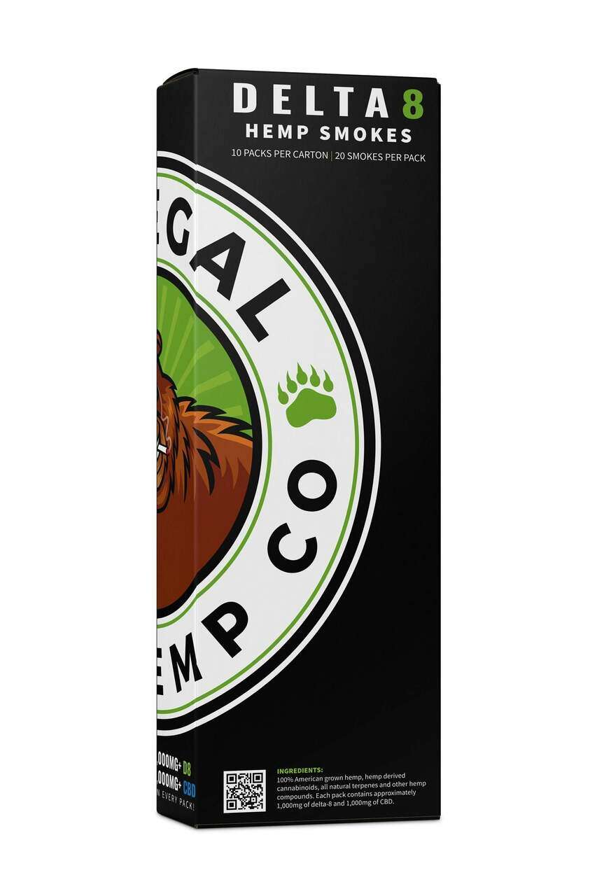 Bearly Legal Carton - Delta 8 THC Hemp Smokes Carton — photo 5