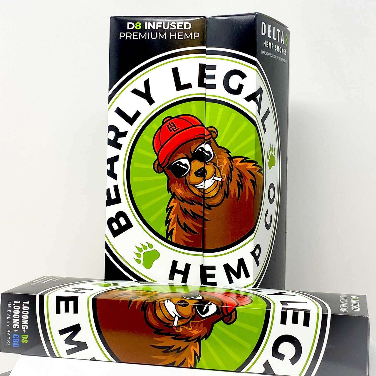 Bearly Legal Carton - Delta 8 THC Hemp Smokes Carton — photo 3