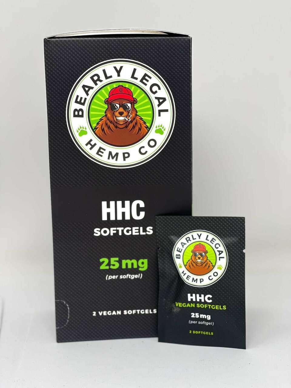CLEARANCE: Bearly Legal - HHC Softgels Daily Sachet Tower (30)