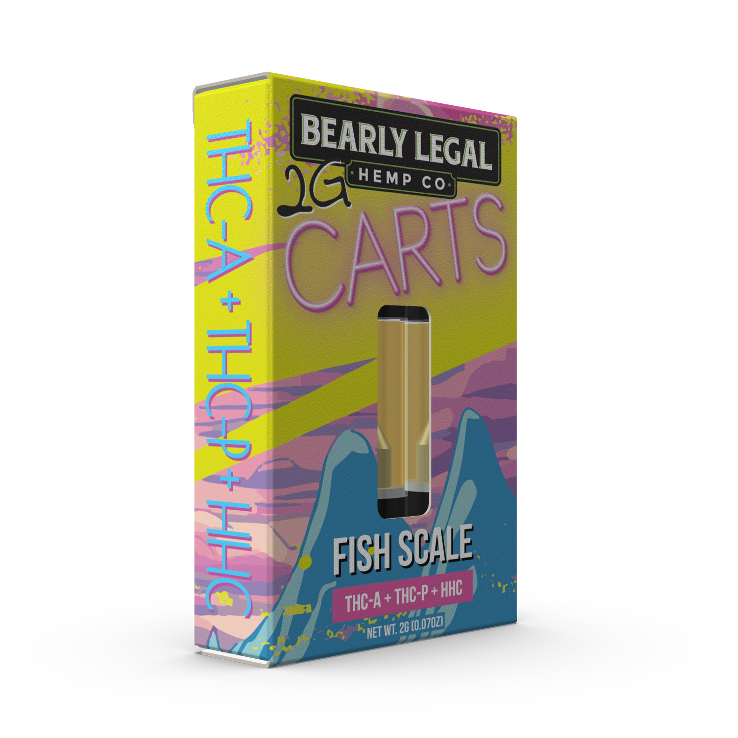Bearly Legal 2g THCa/THCp/HHC Carts - Fish Scale — photo 3