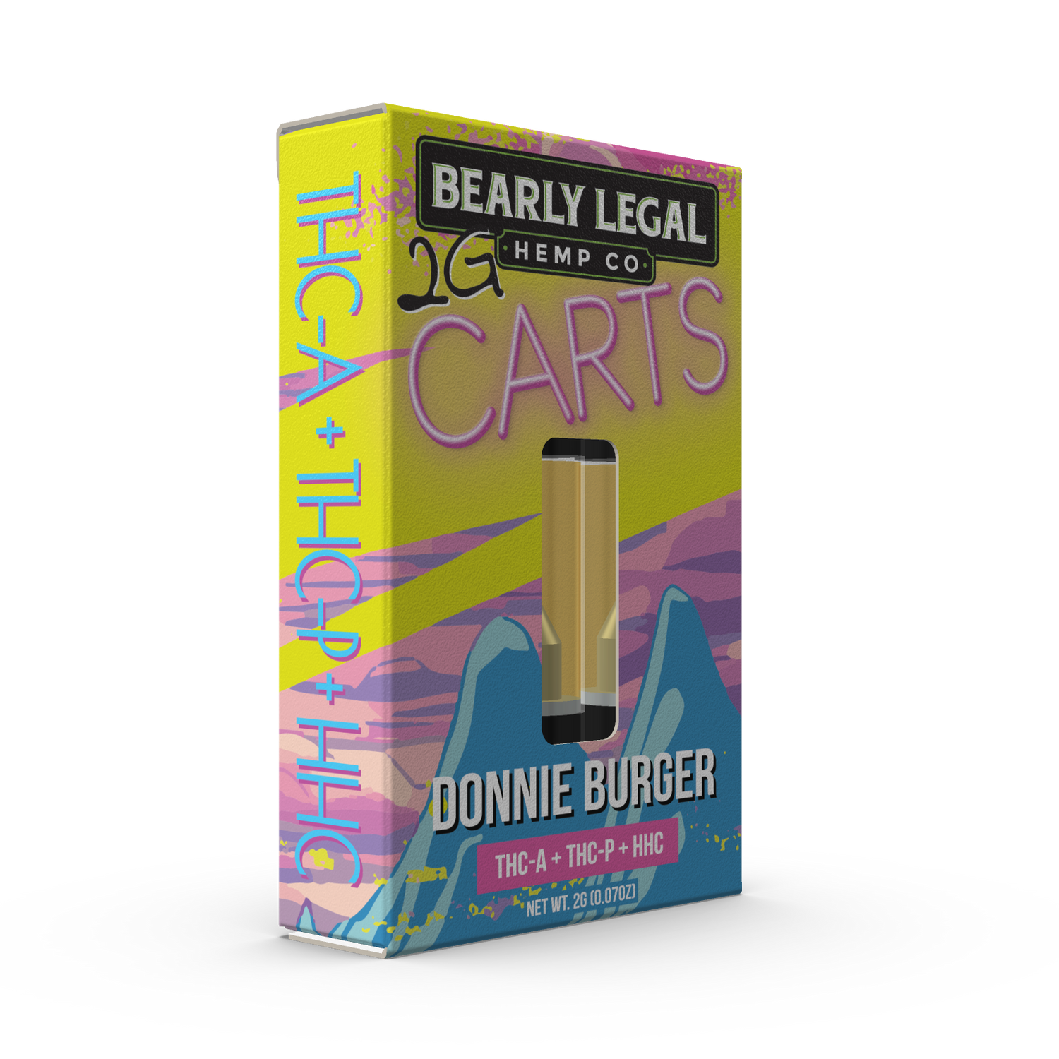 Bearly Legal 2g THCa/THCp/HHC Carts - Donnie Burger — photo 3